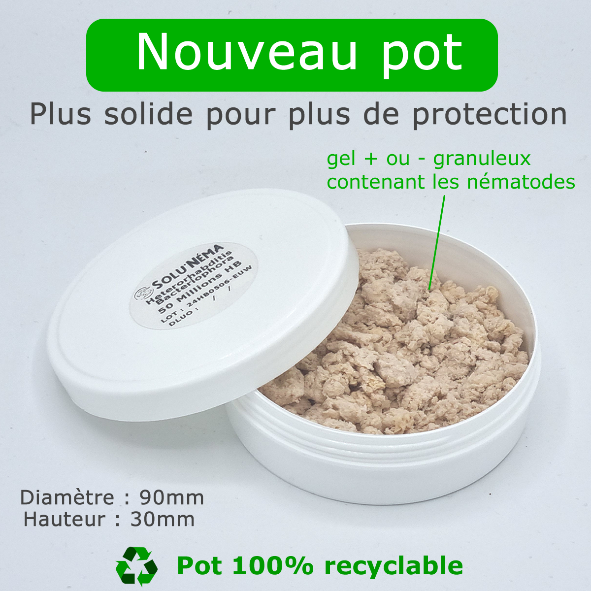 HB 50 million nematode pot