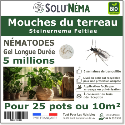 Nematodos (SF) Solunema para moscas de suelo 5 millones de SF