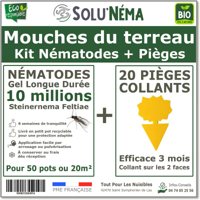 Nematodos (SF) Solunema para moscas del suelo 5 millones de SF