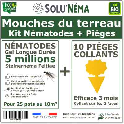 Νηματώδεις (SF) Solunema για εδαφικές μύγες 5 εκατομμύρια SF