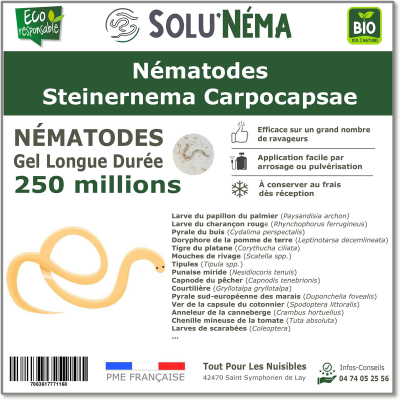 250 miljoen Steinernema Carpocapsae (SC) Nematoden