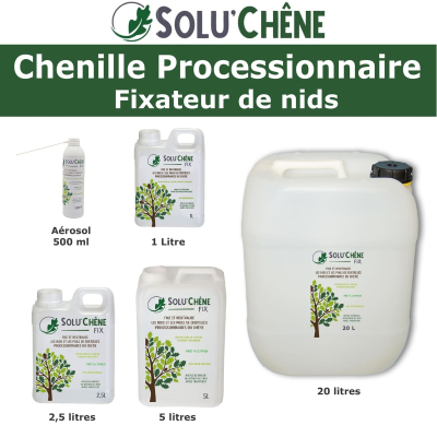 Traitement neutraliseur contre les chenilles processionnaires du chêne, Solu'chêne